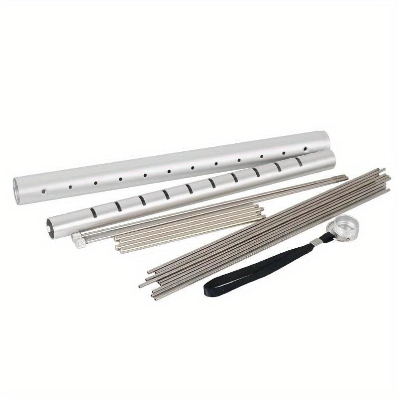 Outdoor Stainless Steel Tube Barbecue Bracket Portable Stove BBQ Grill Meat Rack Household Charcoal Assembly Barbecue Tools