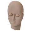 Lash Mannequin Head Reusable   Rubber Replaced Eyelids Mannequin Head for Lash Extension Practice