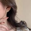 Bow Pearl Earrings Girl's Design Senior Sense of Earrings Light Luxury Fashion Versatile Fashionable and Versatile Earrings