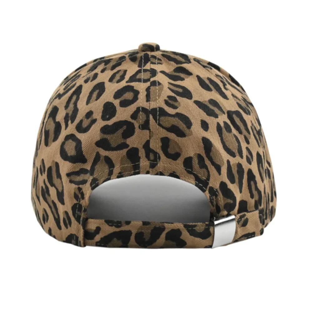 Fashion Adjustable Hip Hop Men Women Leopard Print Baseball Cap Sun Hat