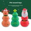 Christmas New Style Rubber Toy Christmas Tree Christmas Elk - Chewable and Grinding Toy for Pets with Sound Function
