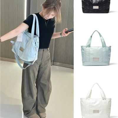 Korean Bag Nylon Shoulder Tote Bag Women's Large-capacity Portable Commuter Messenger Travel Bag