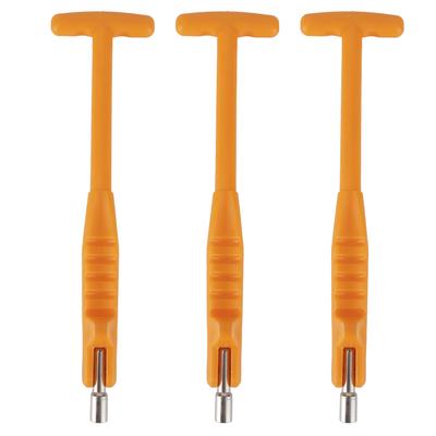 3 stücke 7mm 0,3 in Reifen Ventil Stem Puller Rohr Demontiert Reifen Reparatur Werkzeug UniversalOrange