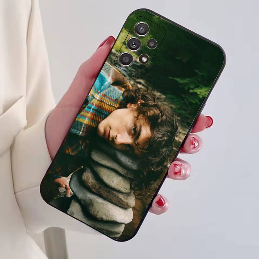 Hot Actor T-Timothee Chalamet Phone Case For Samsung S25,S24,S21,S22,S23,S30,Ultra,S20,Plus,Fe,Soft Silicone Black Cover
