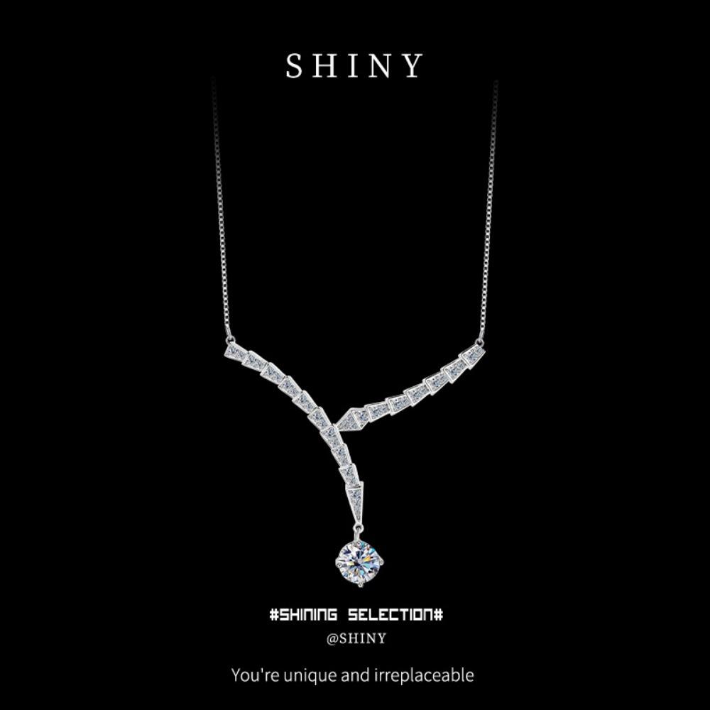 Sterling Silver Mozambican Pendant Silver Jewelry Sterling Silver Premium Autumn and Winter Jewelry Necklace