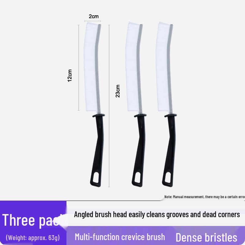 Multifunctional Hard Bristle Brush for Bathroom, Kitchen, Tile, and Window Cleaning