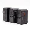 Dual USB Ports Universal Travel Adapter Locking Design AC Power Converter World Travel
