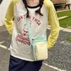 Contrast Color Small Bag Women's Commuter Crossbody Bag Outdoor Sports Shoulder Bag