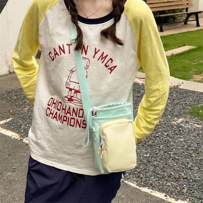 Contrast Color Small Bag Women's Commuter Crossbody Bag Outdoor Sports Shoulder Bag