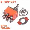 5PCS Miniature Toggle Switch On-Off On-On On-Off-On Power Rocker Switch E-TEN-1021/1121/1122/1221/1321/1322 Power Button Switch