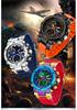 SANDA Men's Waterproof Sporty Digital Watch - Trendy, Cool, and Multifunctional for Teenagers and Students