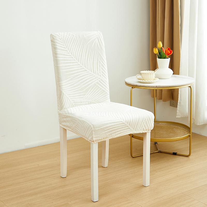 Waterproof Jacquard Dining Chair Covers, Chair Covers For Dining Room Stretch Kitchen Chair Protector Cover, Removable, Washable