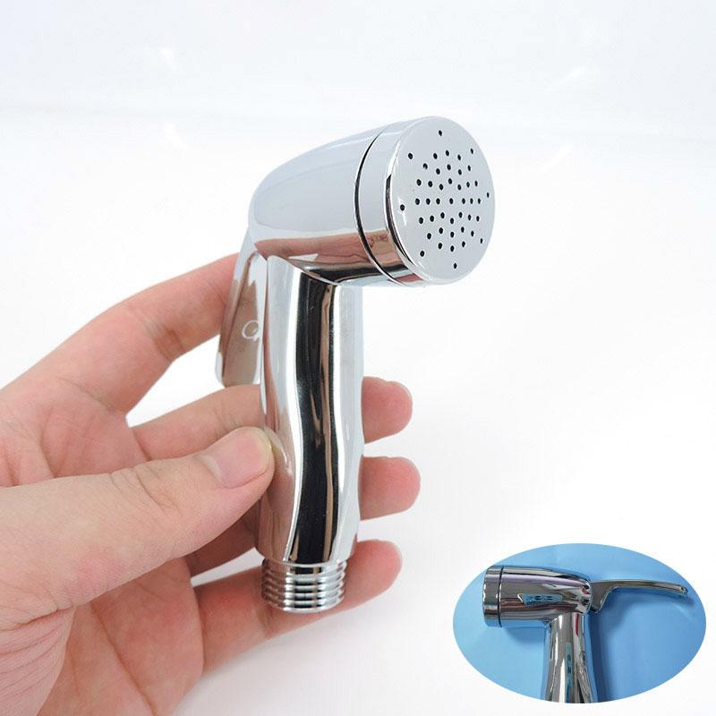 ABS Silver Plastic Handheld Bidet Toilet Shower Head Sprayer Spray Household Bathroom WC Bidet Bathroom Self Cleaning Tools
