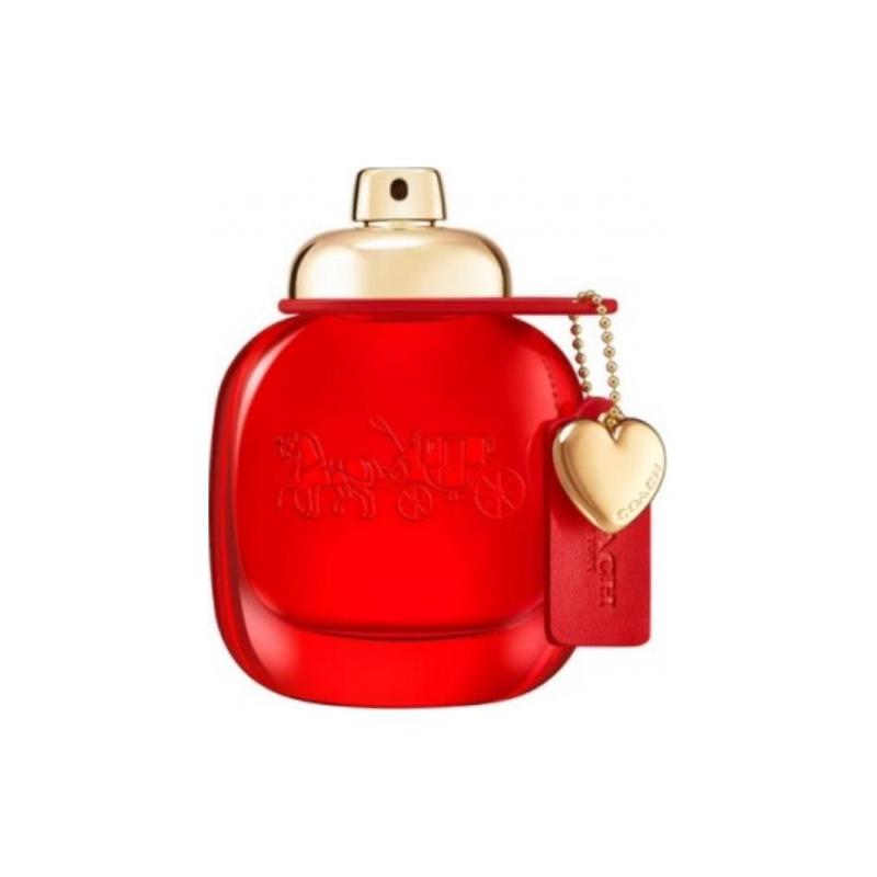 Парфюм COACH In the name of love love love фруктово-цветочный аромат концентрированный EDP клубника роза кедр // косметика подарок 30 мл без подарочной коробки коричневый