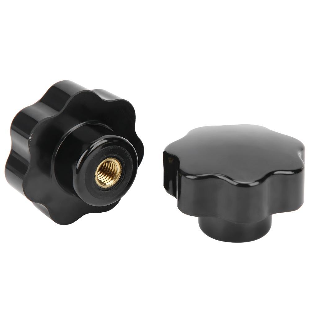 2pcs Durable Star Hand Knob Practical Female Thread Knob  For Mechanical Equipment