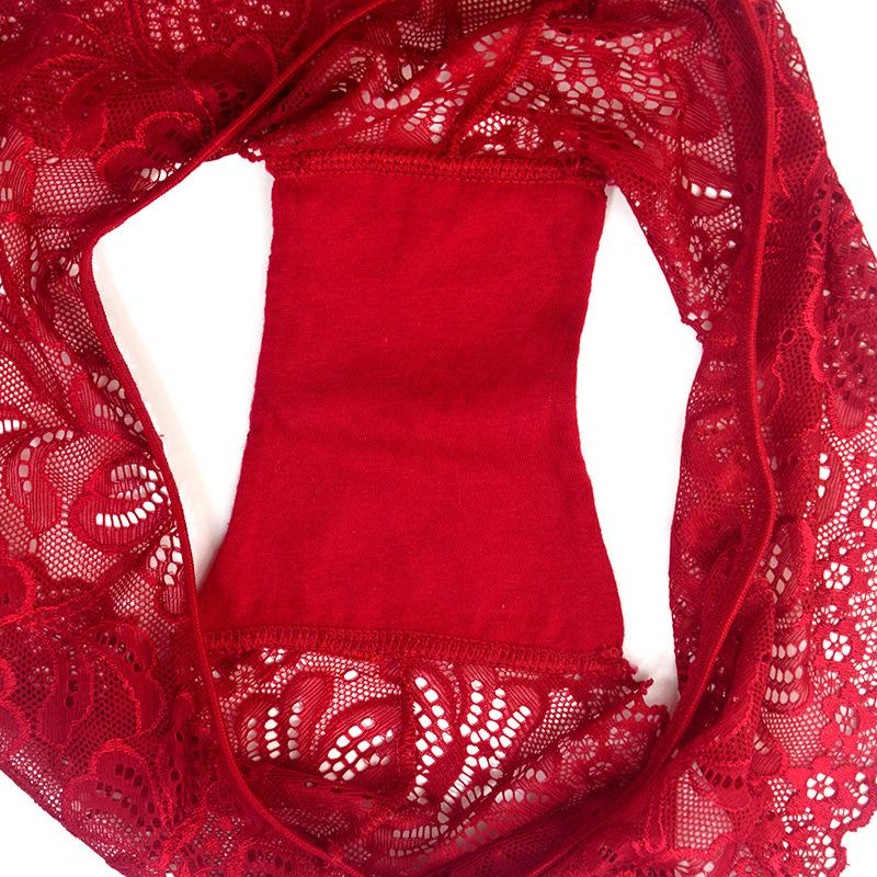 Sexy Women's Lace Panties Cotton Crotch Hollowed Out To Lift The Buttocks Plus Size Panties Pure Desire Female Low Waisted Boxer Briefs Sexy Briefs