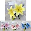 Premium Lily Fake Flowers 3d Printed For Wedding Venue And Home Styling
