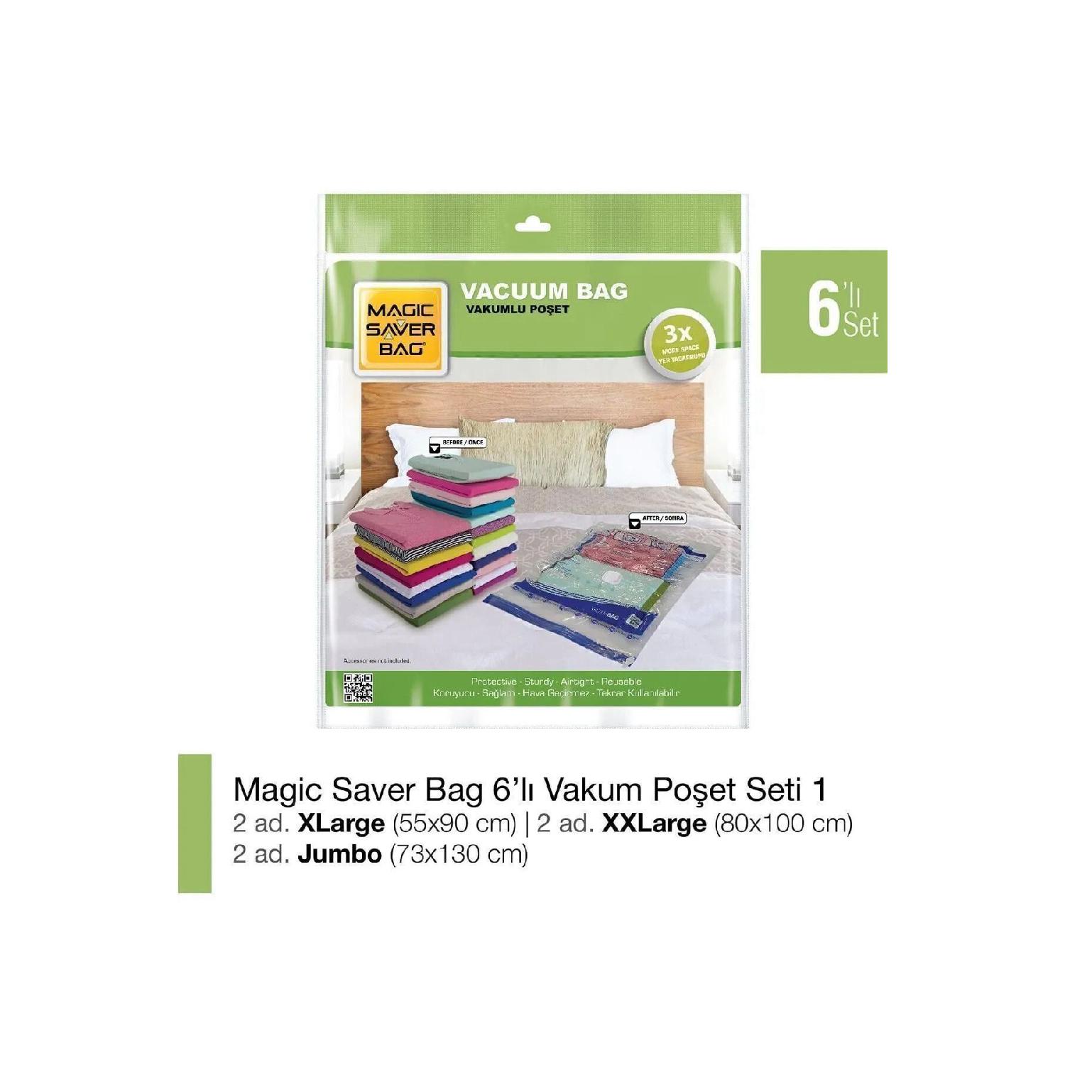 

Набор вакуумных пакетов из 6 предметов-1 бирюзовый