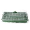 Plant Starter Tray 40 Holes Adjustable Vents Stackable Drainage Holes Propagator Plant Grow Tray Green
