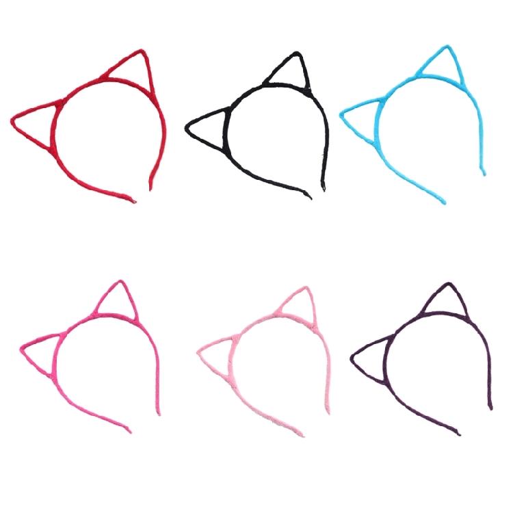 Cat Ear Headbands Hairband Hair Hoop for Women and Girls Plush Hair Accessories