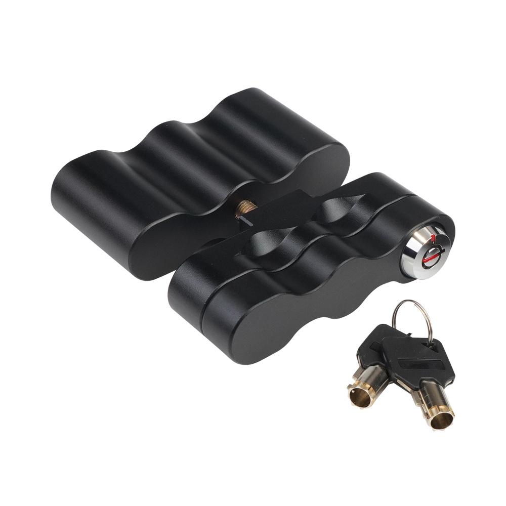 Black Mount Lock with Keys Locking Pack Mount For Roto-paX Fuel Packs Containers