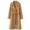 New Women's Autumn/Winter Double-Faced 100% Wool Long Slimming Overcoat