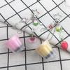 Heisei Retro Y2K Pendant Beaded Colorful Beads Egg Flan Charm  Phone Charm