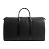 Coach Compass 45 Silver Zipper Closure Leather Bowling Bag Unisex Shoulder Bag Black CCB85-BLK