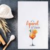 JNIAP Aperol Spritz Kitchen Towel Aperol Spritz Themed Gift Aperol Spritz Dish Towel Italian Aperol Spritz Lover Gifts Aperol Spritz Hand Towels