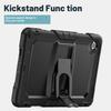 Kickstand Rugged Case for Lenovo Tab 10.1" 2025 K10C TB311XU TB311FU Heavy Duty Cover 3-Layers Protection Shockproof PC-Silicone