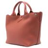 Longchamp Le Roseau Removable Adjustable Shoulder Strap Pebbled Soft Leather Shoulder Tote Bag Small Women Handbags Brown 10273HFP404