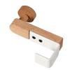 Multiple Purpose Cabinet Hook with Iron & Wood Space Saving Door Mount Hook 4pcs for Hanging Items In Various Rooms Saving