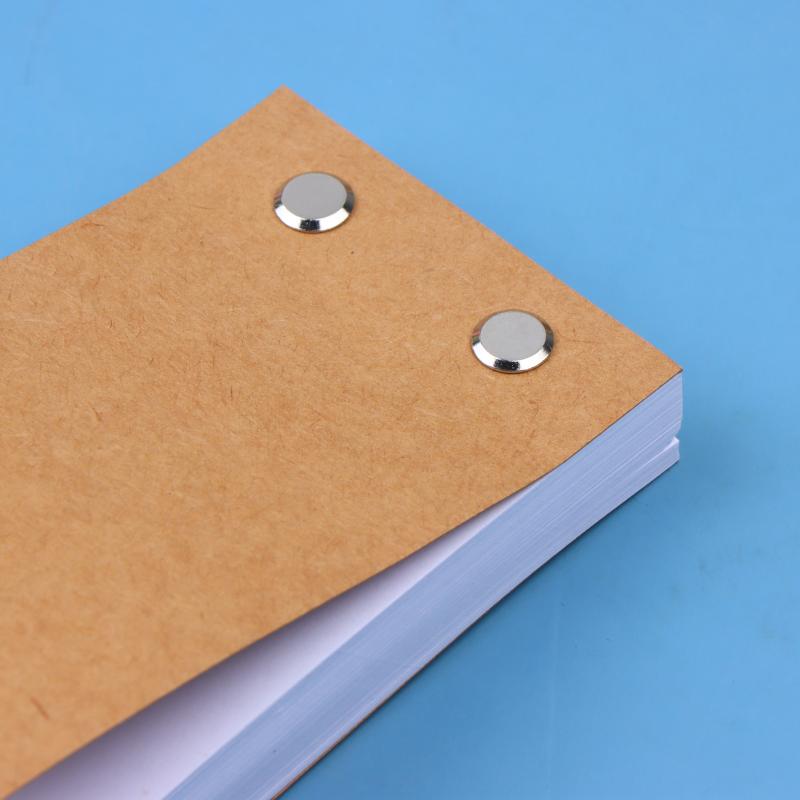 Kit Flip Book Vuoto Con 60/100 Fogli Carta per Animazione Viti per Rilegatura Flipbook Per Tavolo Luminoso a LED Disegno Schizzi