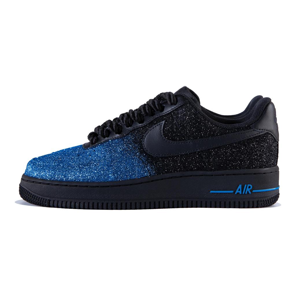 Nike Air Force 1 FOMO Wear resistant And Lightweight Low top Skateboard Shoes Men's Blue CW2288-001(Team358-)
