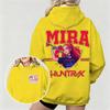 Women KPop Demon Hunters Hoodie with Mira Graphic Character Perfect for Autumn Winter Casual Wear  Fashionable Outdoor Pullover