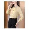 High-end Shirt Women's Long-sleeved Top Loose and Fashionable Chiffon Women's