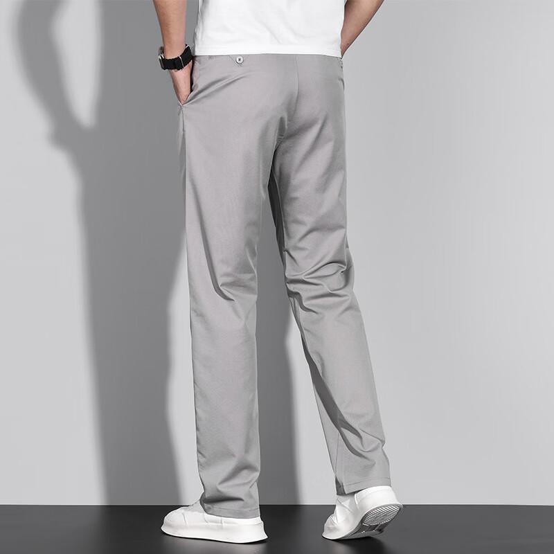 PLAYBOY Men s Spring/Summer Lightweight Casual Straight Pants 42