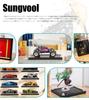 Sungvool Acrylic Display Case For Building Blocks with and Dustproof and UV Freestanding Black Base Storage Reinforced Construction for Assembled