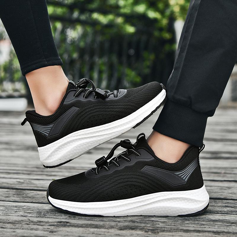 

Нескользящая старая обувь для ходьбы весна и осень обувь для мамы удобная для среднего и пожилого возраста спортивная для отдыха легкая с мягкой подошвой обувь для пожилых женщин 36 чёрный