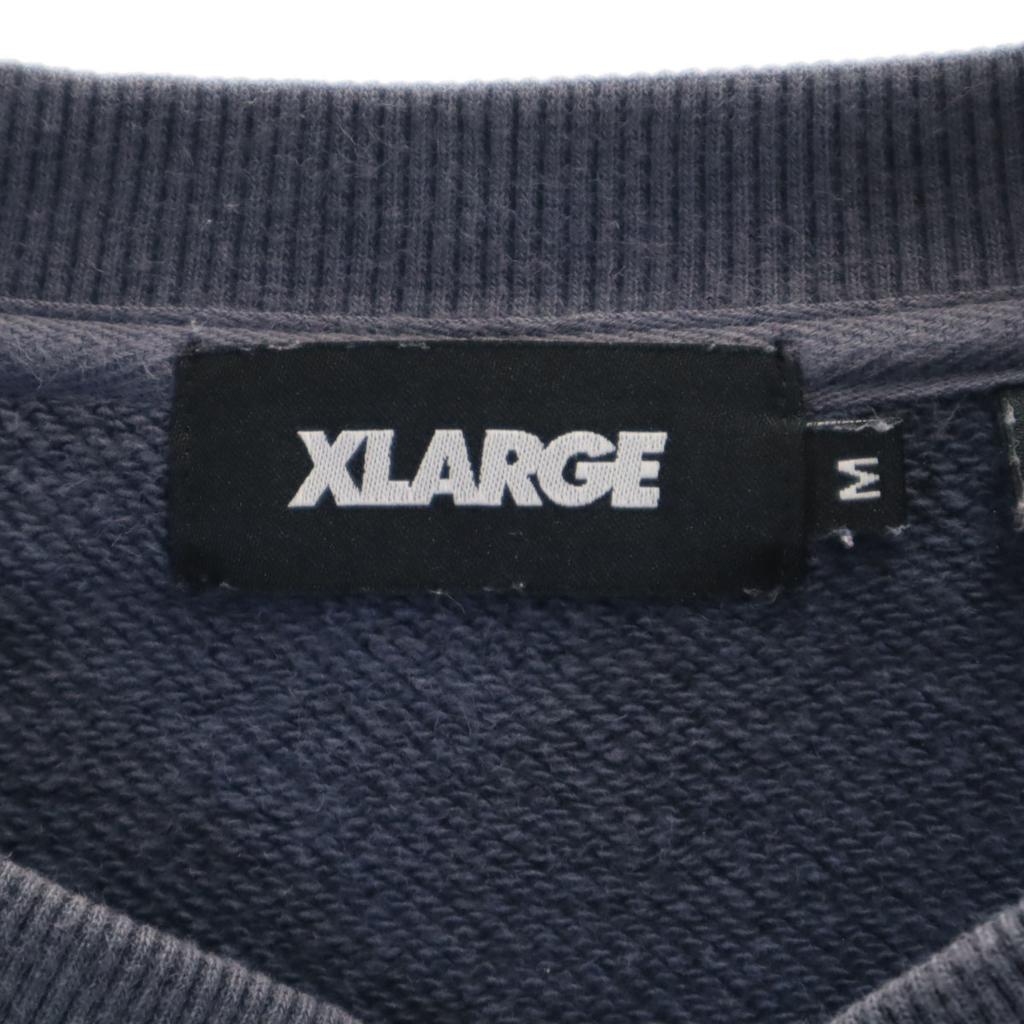XLARGE Long sleeve sweat trainer M Navy Men's Used