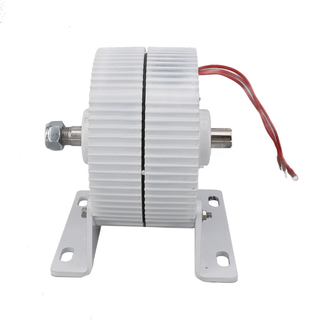 Alternator trifazat cu arbore dublu, generator sincron cu magneți permanenți cu bază pentru turbine eoliene