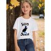 European Sizes Girls Short Sleeve T-Shirt, Soft And Comfortable Daily Wear, Suitable for Home, Outdoor And Sports Activities, Comfy And Breathable