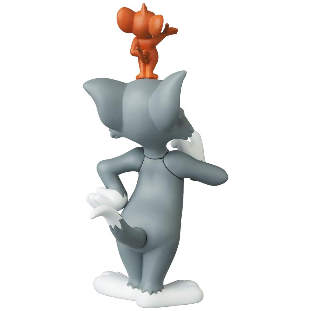 Medicom Toy UDF Ultra Detail Figure 601 Tom and Jerry JERRY on approximately fully assembled figures No. TOM'S HEAD, 65mm/20mm tall, pre-painted,