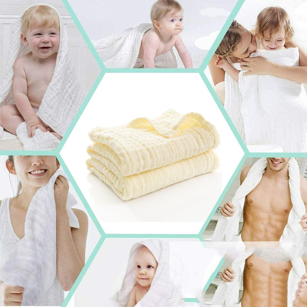 Baby Blanket Cotton Kids Swaddling Newborn Sleeping Towel Portable Travel Infant Stroller Washcloth 105x105cm for Home