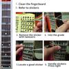 1Pcs Guitar Fretboard Note Sticker Musical Scale Label for Beginner Practice