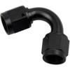 6AN Female To 6AN Female 120 Degree Swivel Coupler Fitting Adapter Union Aluminium Black