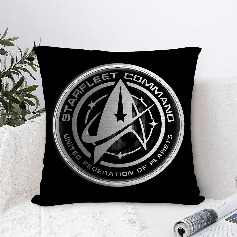 S-Star T-Trek Schiff Film Kissenbezug Sofa Dekorativ Zuhause Doppelseitiger Druck Plüsch Quadratische Wurfkissenbezüge Kissen Dekor