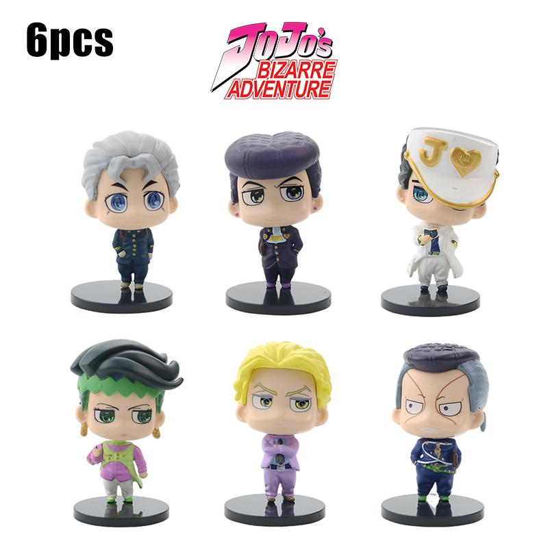 

Джоджо 6 шт. Странные приключения Фигурки Игрушки Модель Декор Кукла ручной работы Детский подарок