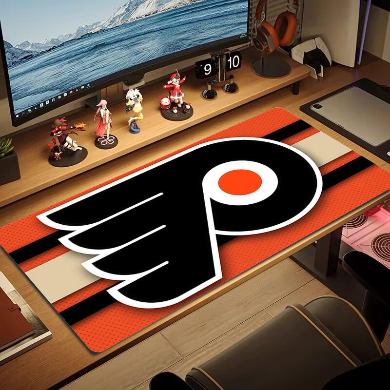 Philadelphia Flyers2 Print Cushion Non-slip Laptop Tablet Big Mousepad XXL Mat Mini PC Playmat With Lock Edge