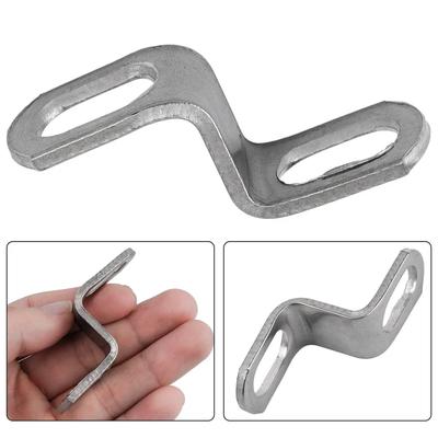 Motorcycle Exhaust Muffler Pipe Z Type Mounting Clamp Bracket Universal Stainless Steel Exhaust Pipe Bracket Accessories